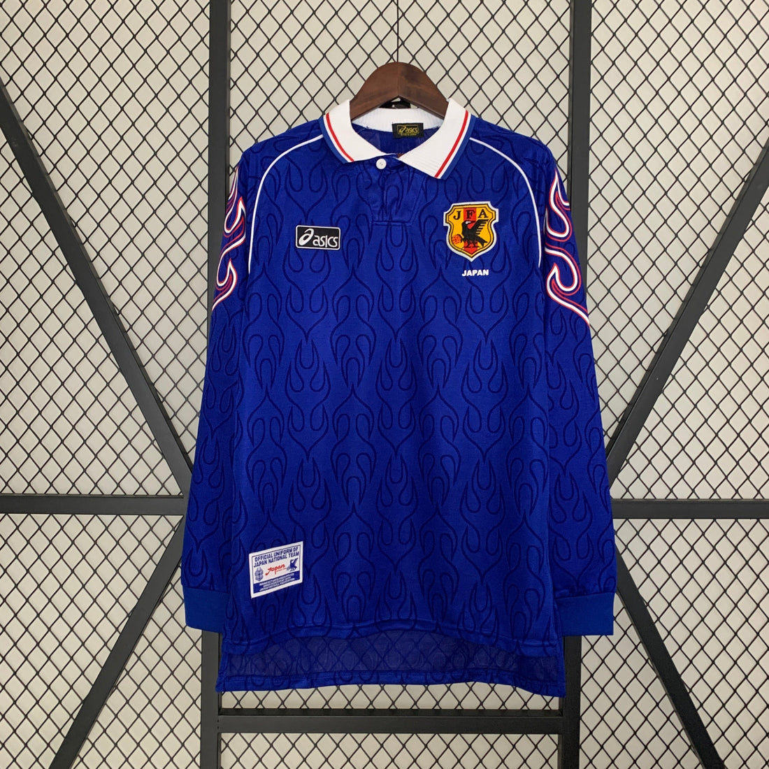 Japón 1998 Local Manga Larga Camiseta