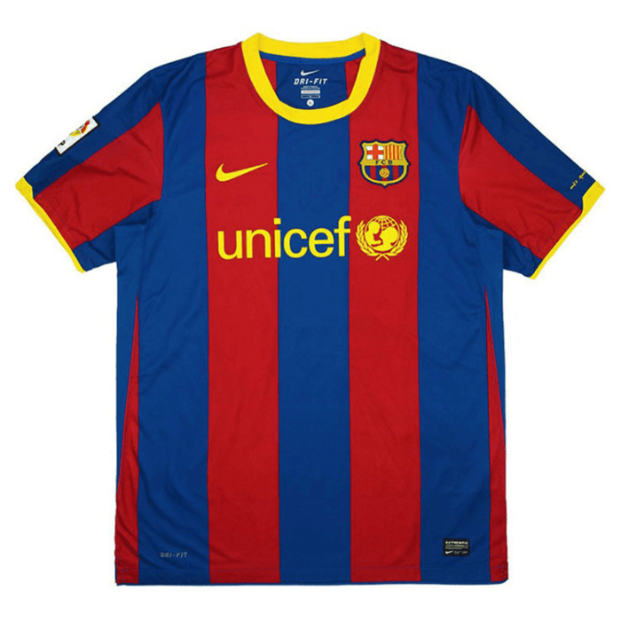 Barcelona 10/11 Home Retro Jersey