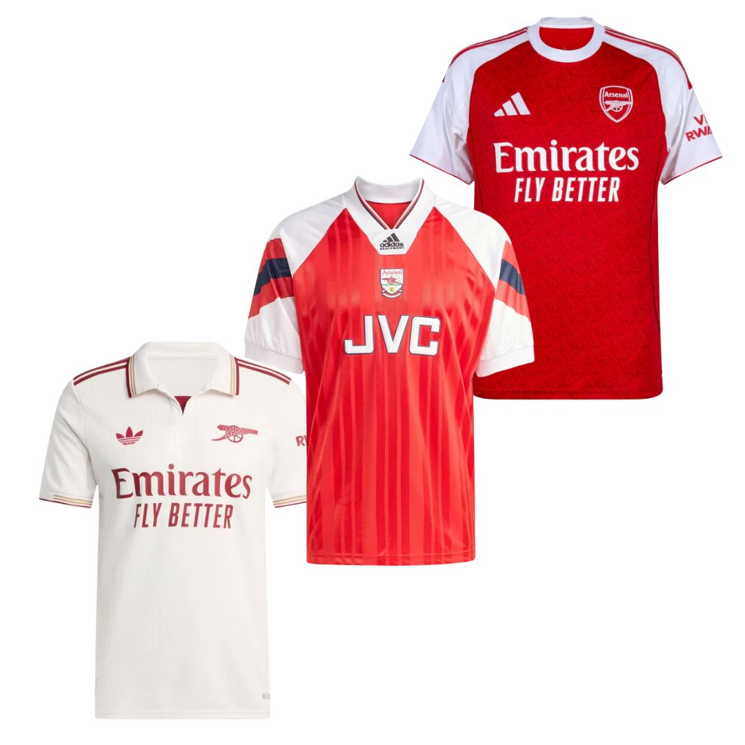 Arsenal Local Visitante Retro 2025/26 Pack