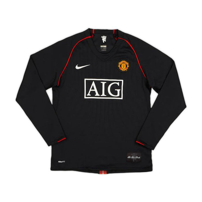 Manchester United 2007/2008 Away Long Sleeve Retro Jersey