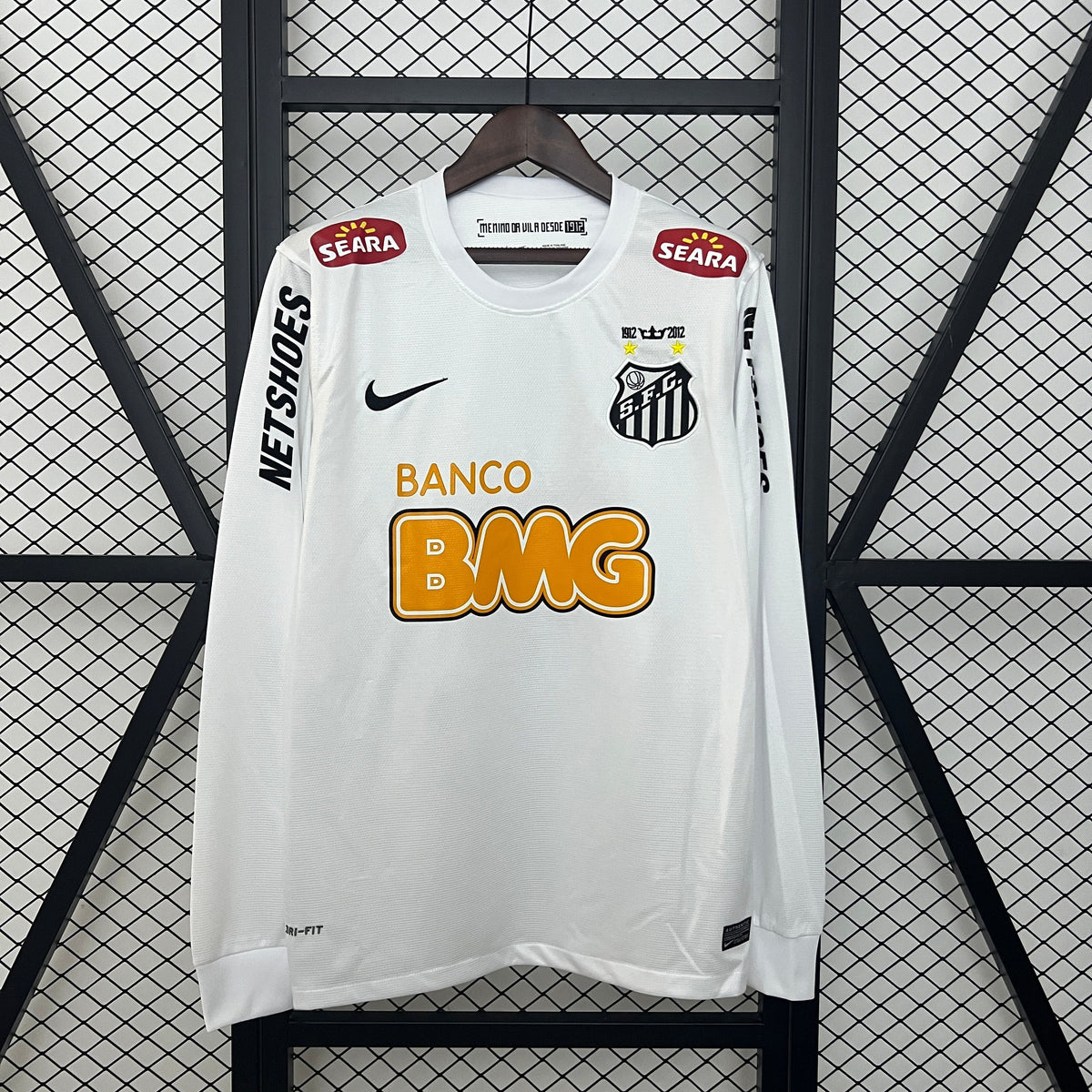 Santos 11/12 Home Retro Long Sleeve Jersey
