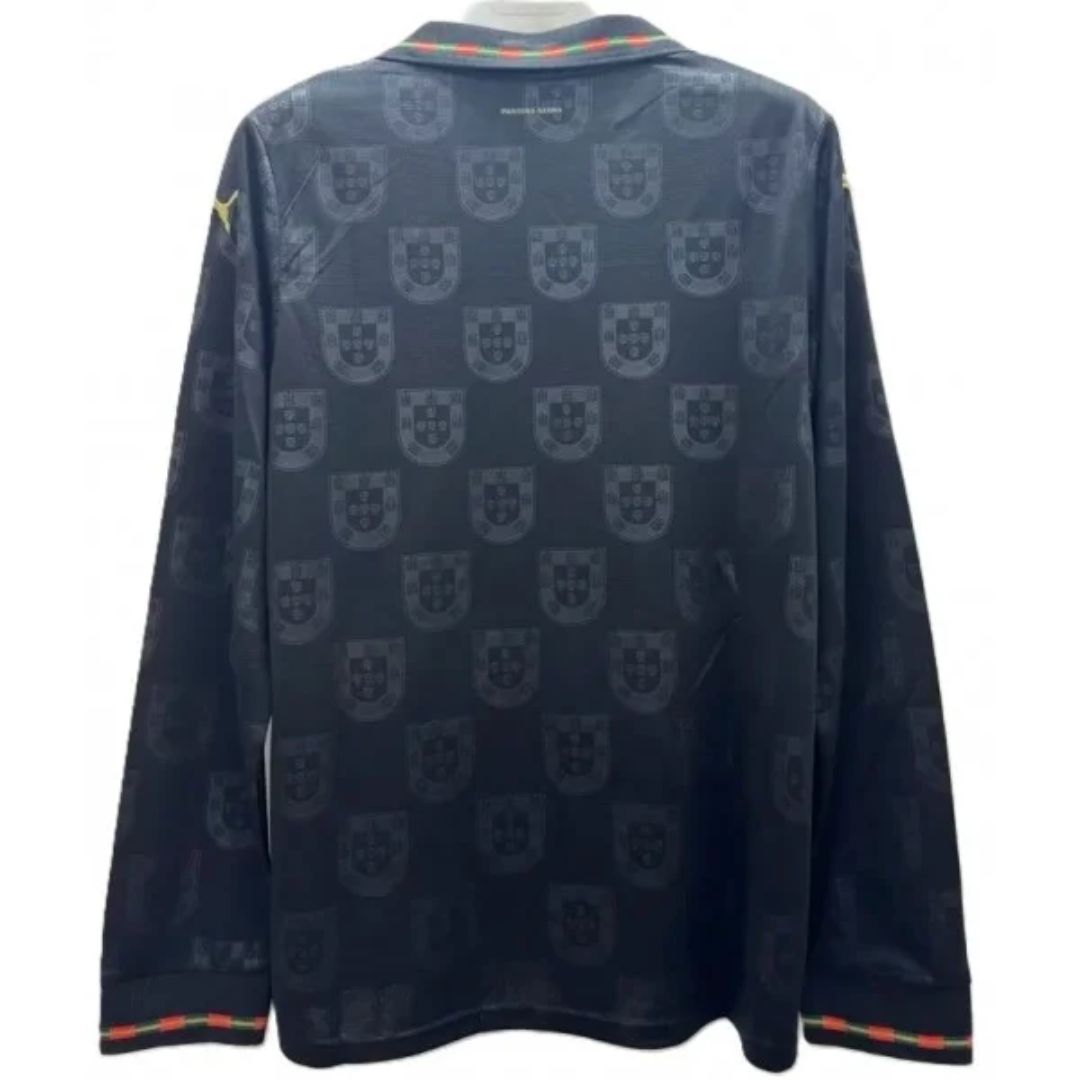 Portugal 2025 Pantera Negra Special Edition Long Sleeve Jersey