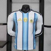 Argentina 26/27 Home Player Long Sleeve Jersey