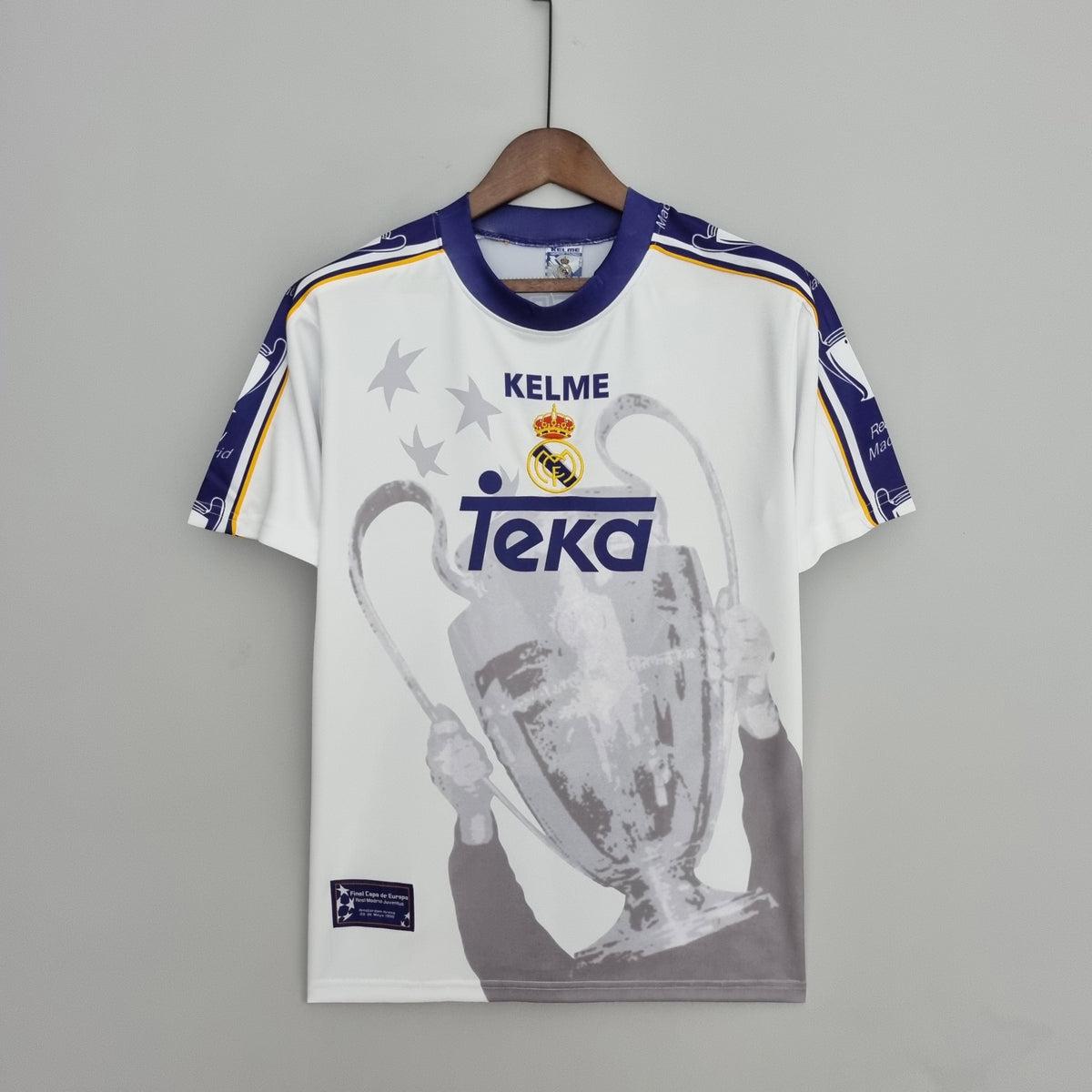Real Madrid 1997/98 Home Retro Jersey Champions League Winners