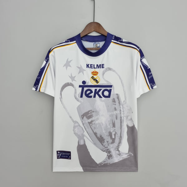 Real Madrid 1997/98 Home Retro Jersey Champions League Winners
