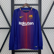 Barcelona 17/18 Home Long Sleeve Jersey