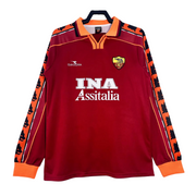 AS Roma 98/99 Home Long Sleeve Retro Jersey