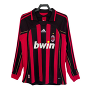 AC Milan 07/08 Home Long Sleeve Retro Jersey