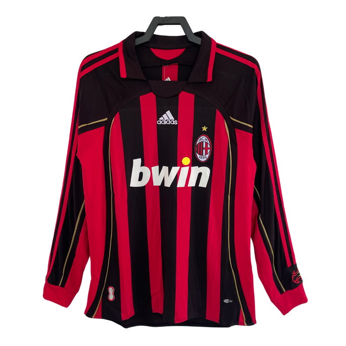 AC Milan 07/08 Home Long Sleeve Retro Jersey
