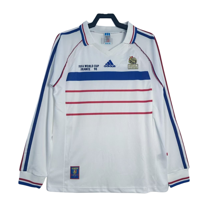 France 1998 Away Long Sleeve Retro Jersey