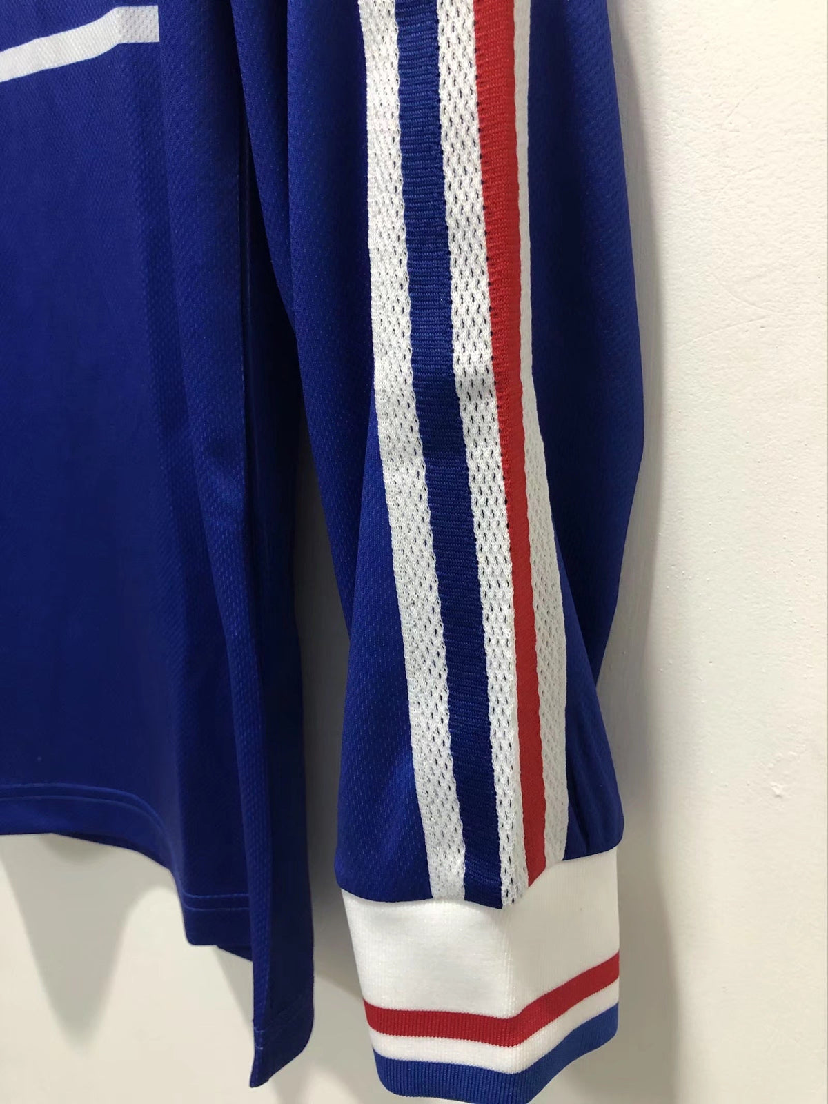 France 1998 Home Long Sleeve Retro Jersey