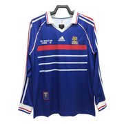 France 1998 Home Long Sleeve Retro Jersey