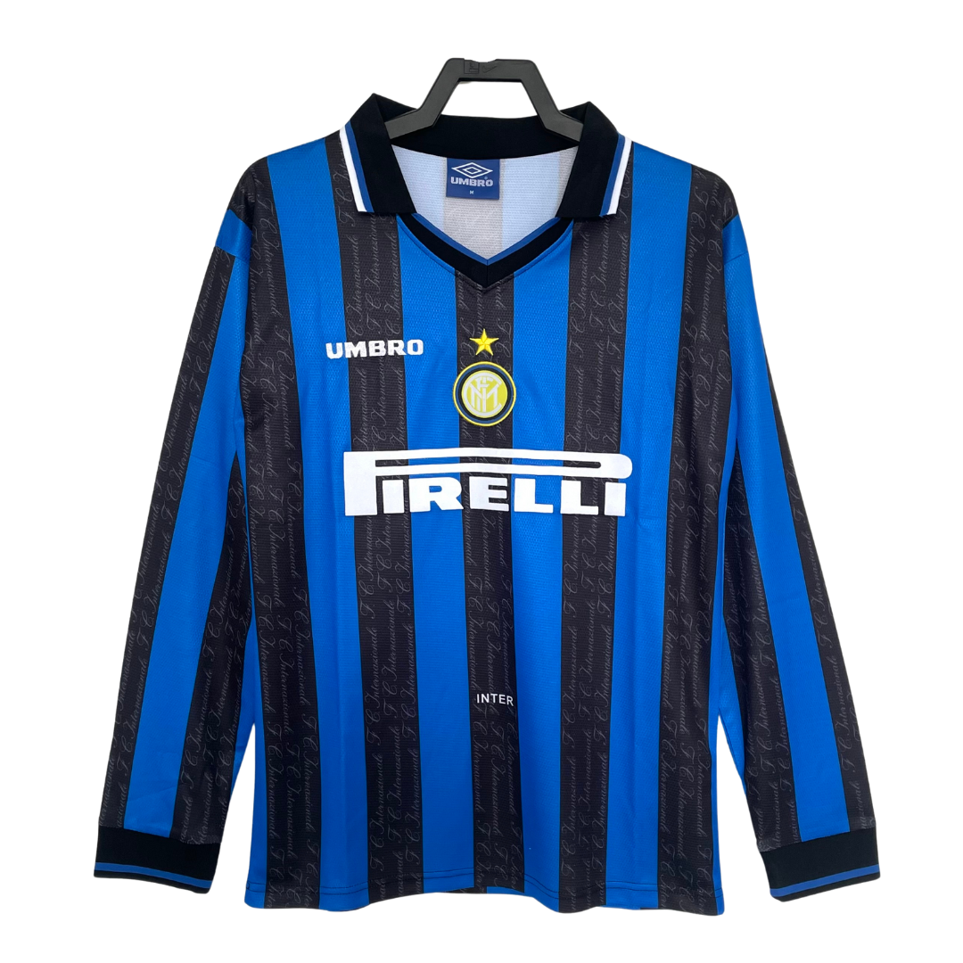 Inter Milan 97/98 Home Long Sleeve Retro Jersey