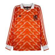 Netherlands 1988 Home Long Sleeve Retro Jersey