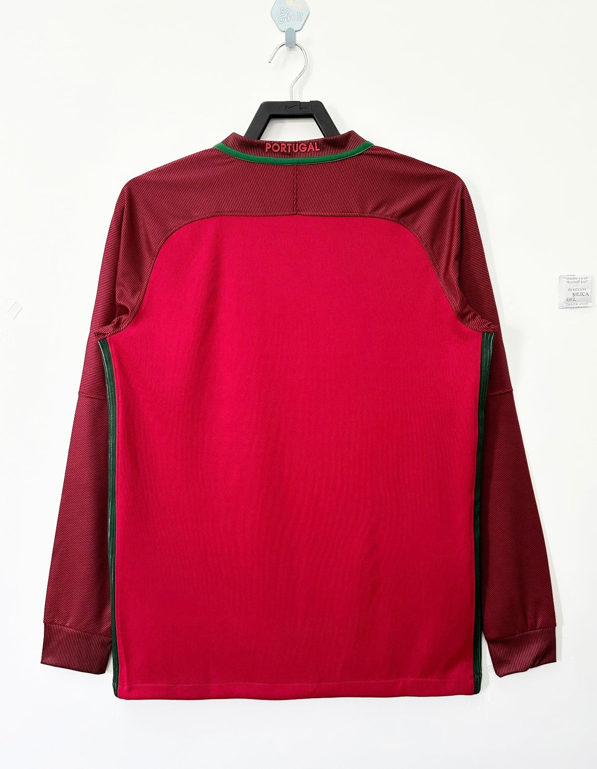 Portugal 2016 Home Long Sleeve Retro Jersey