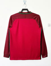Portugal 2016 Home Long Sleeve Retro Jersey