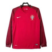 Portugal 2016 Home Long Sleeve Retro Jersey