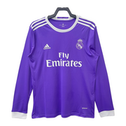 Real Madrid 16/17 Away Long Sleeve Retro Jersey
