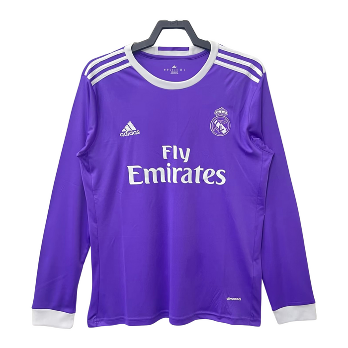 Real Madrid 16/17 Away Long Sleeve Retro Jersey