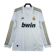 Real Madrid 11/12 Home Long Sleeve Retro Jersey