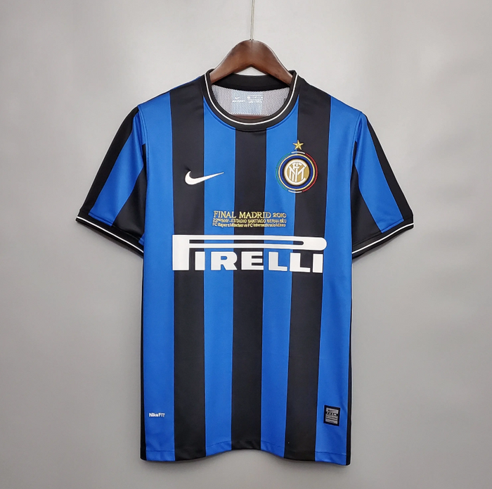 Inter Milan 2009/10 Home Retro Jersey Champions League Final