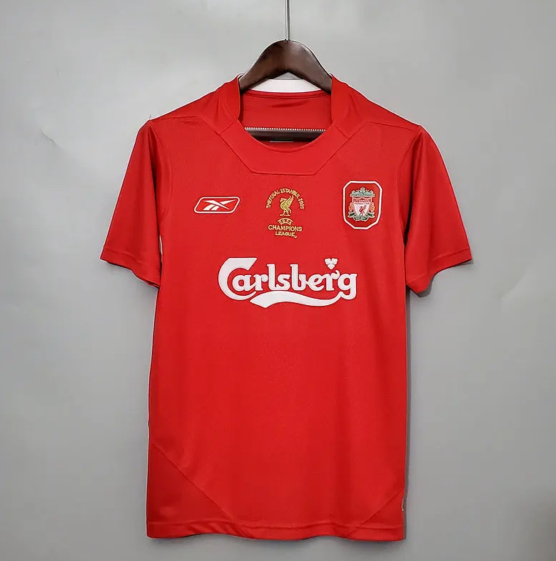 Liverpool 2004/05 Home Retro Jersey Champions League Final