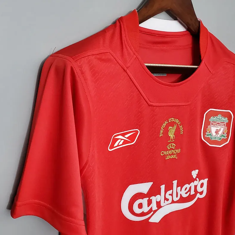 Liverpool 2004/05 Home Retro Jersey Champions League Final