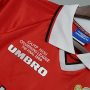 Manchester United 1999/00 Home Retro Jersey Champions League Final