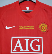 Manchester United 2007/08 Home Retro Jersey Champions League Final