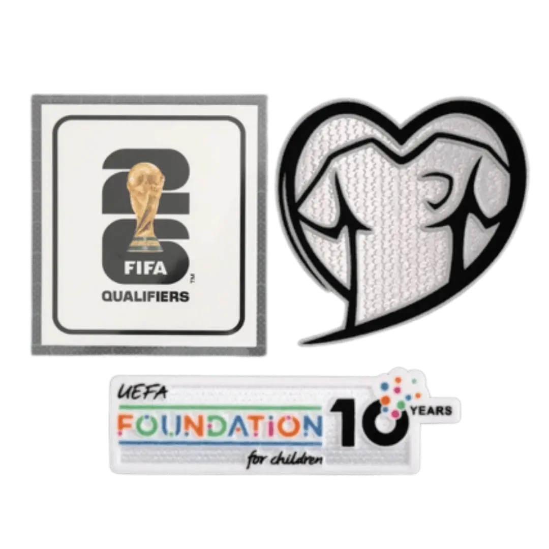 Parches Copa del Mundo 2026 Eliminatorias Juega con el Corazón & FUNDACIÓN