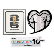 Patches World Cup 2026 Qualifiers Play With Heart & FOUNDATION