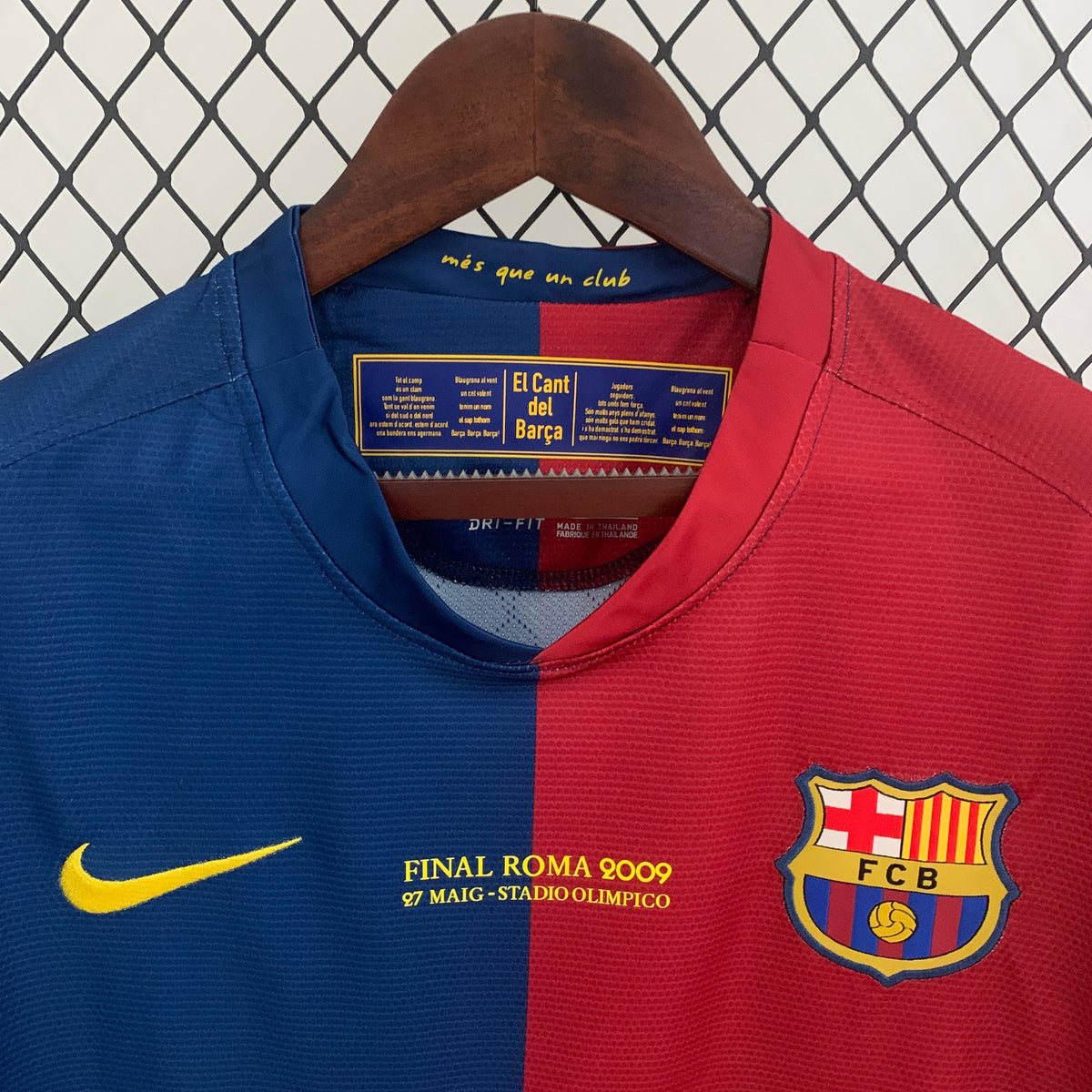 Barcelona 2008/09 Home Retro Long Sleeve Jersey Champions League Final