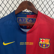 Barcelona 2008/09 Home Retro Long Sleeve Jersey Champions League Final