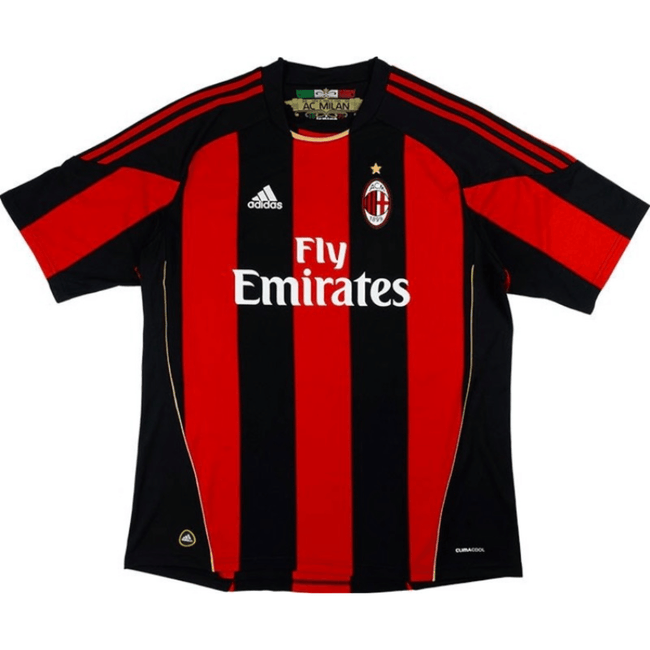 AC Milan 10/11 Local Retro Camiseta