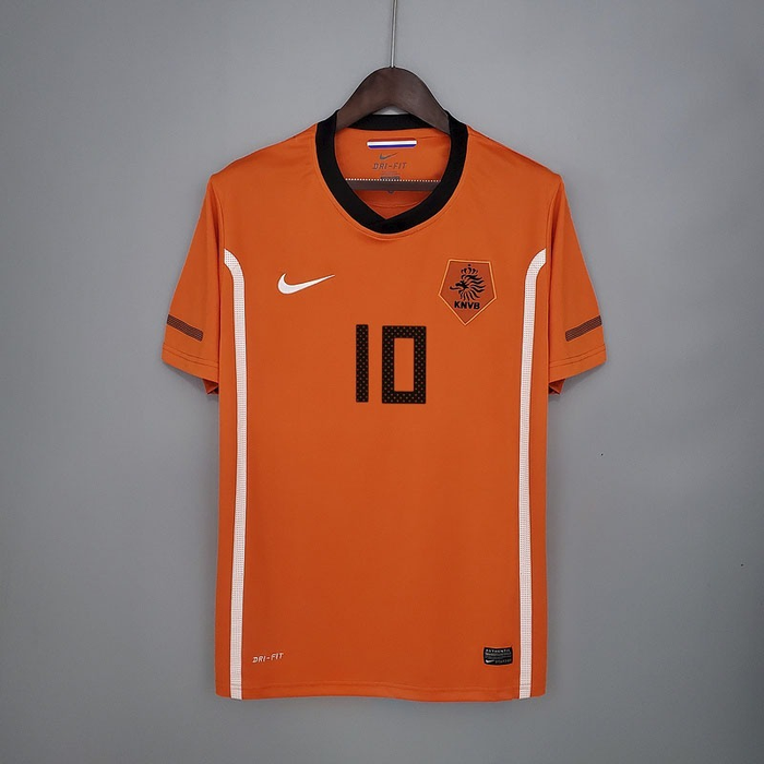 Netherlands 2010 Home Retro Jersey