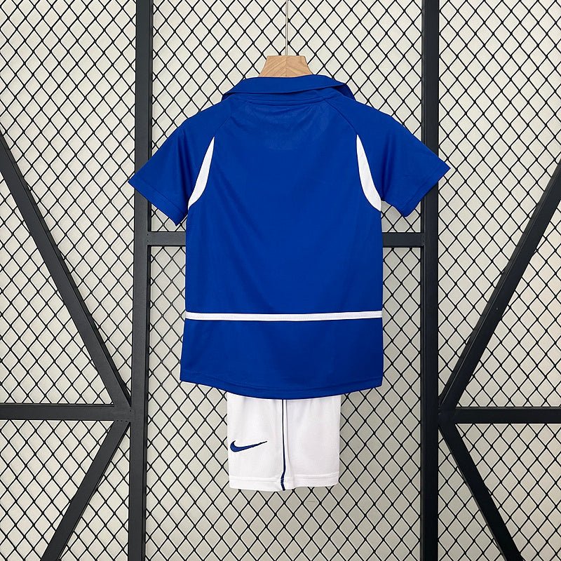 Brazil 2002 Away Retro Kids Kit