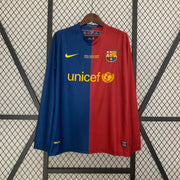 Barcelona 2008/09 Home Retro Long Sleeve Jersey Champions League Final