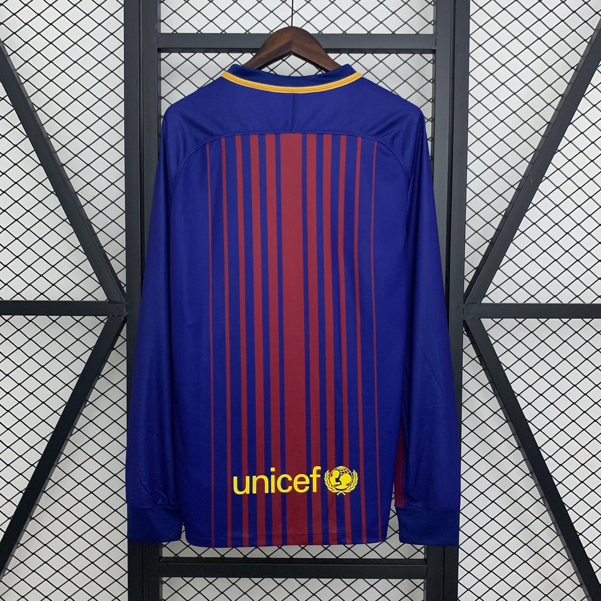 Barcelona 17/18 Home Long Sleeve Jersey