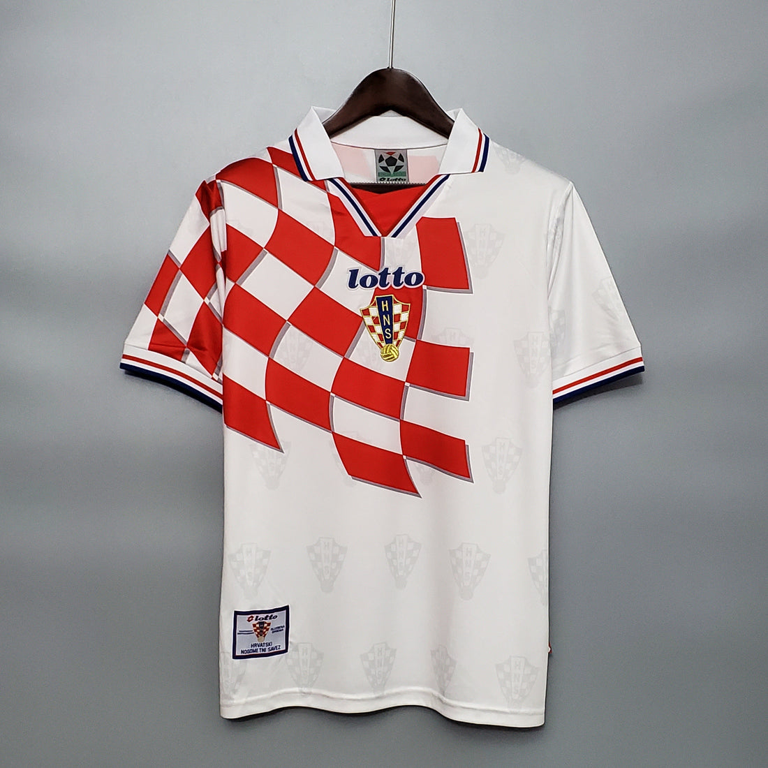 Croacia 1998 Local Retro Camiseta