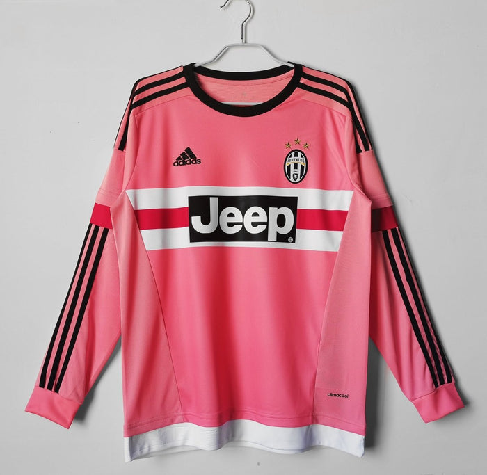 Juventus 2015 Home Retro Long Sleeve Jersey