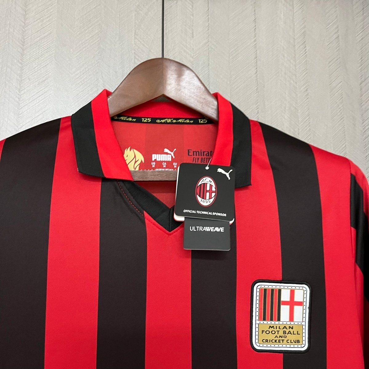 AC Milan 24/25 Home 125th Anniversary Long Sleeve Jersey