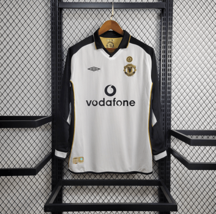 Manchester United 01/02 Away Retro Long Sleeve Jersey