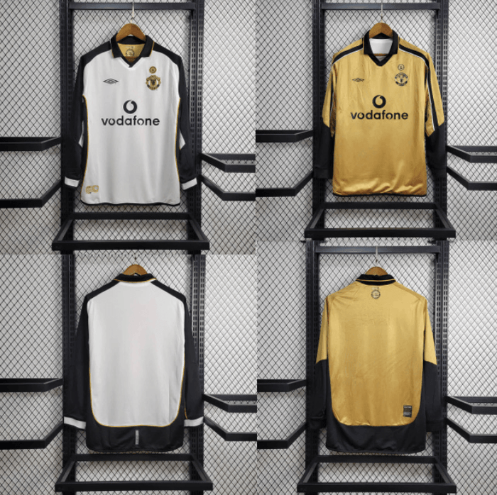 Manchester United 01/02 Away Retro Long Sleeve Jersey
