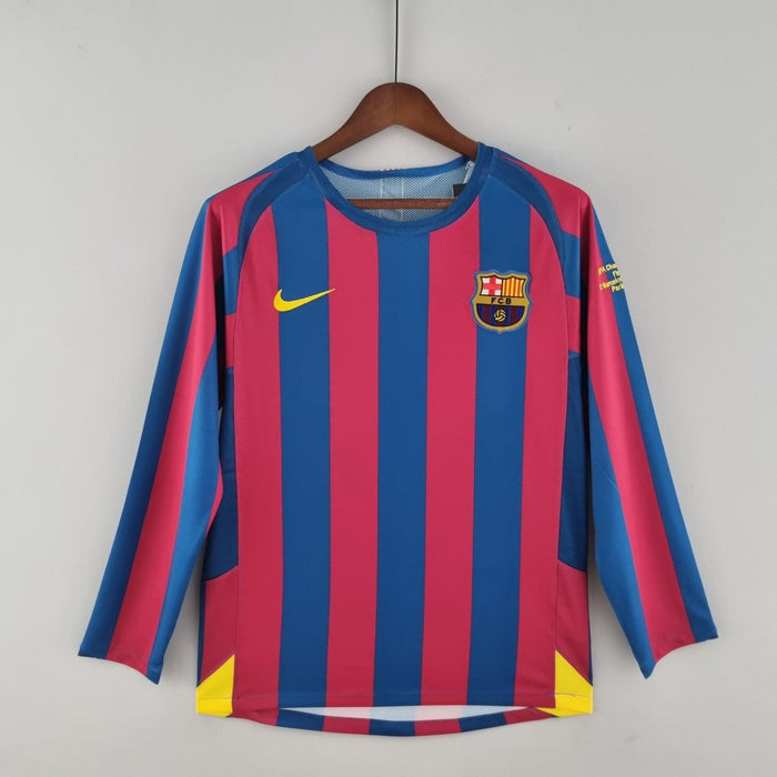 Barcelona 05/06 Home Retro Long Sleeve Jersey