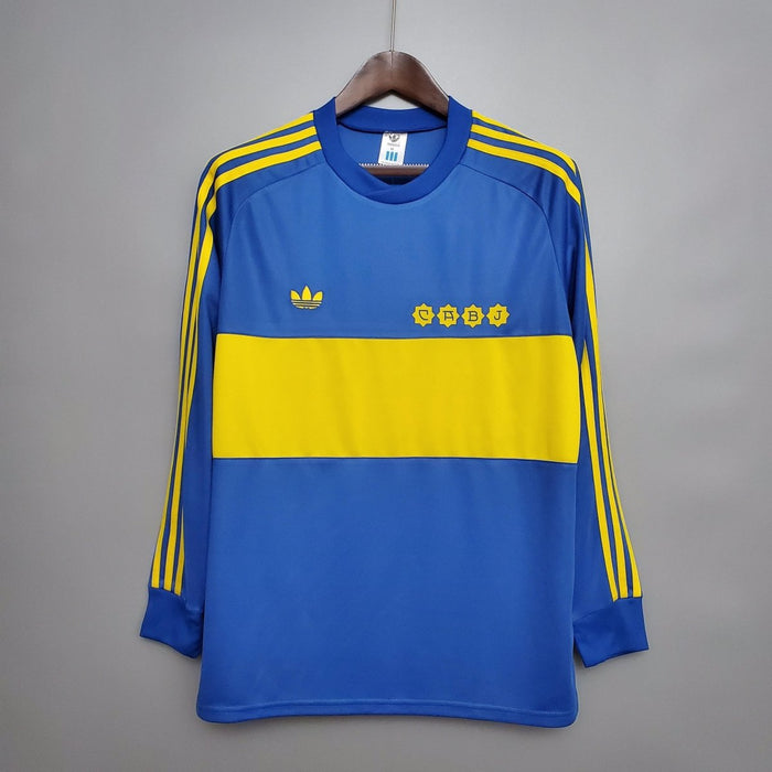 Boca Juniors 1981 Home Retro Long Sleeve Jersey