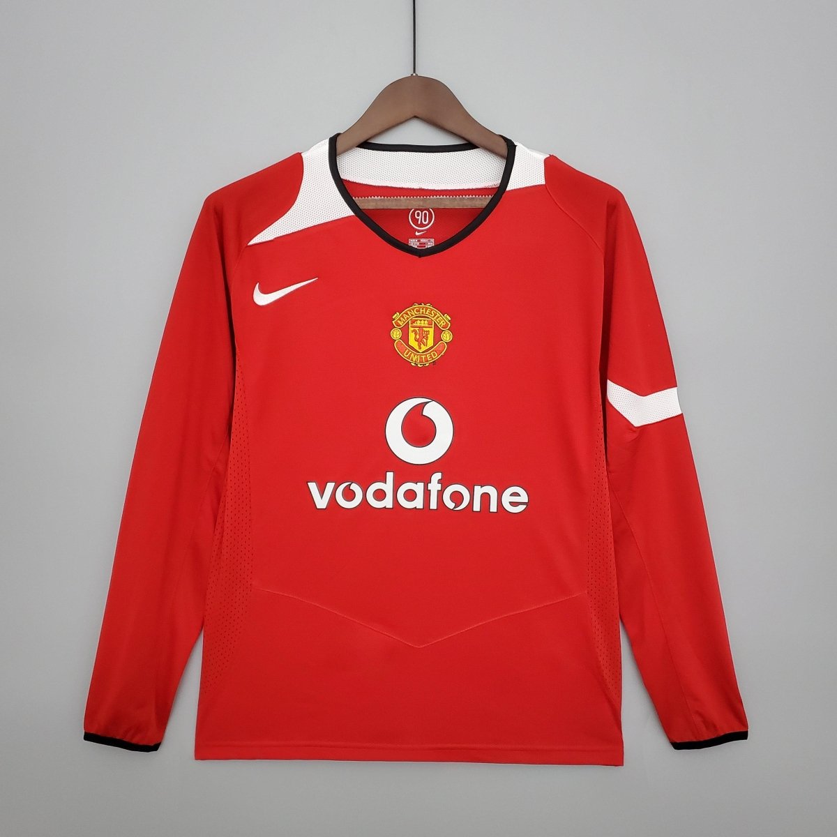 Manchester United 04/06 Home Retro Long Sleeve Jersey