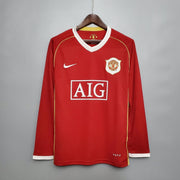 Manchester United 06/07 Home Retro Long Sleeve Jersey