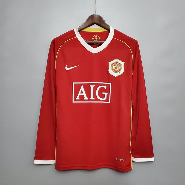 Manchester United 06/07 Home Retro Long Sleeve Jersey