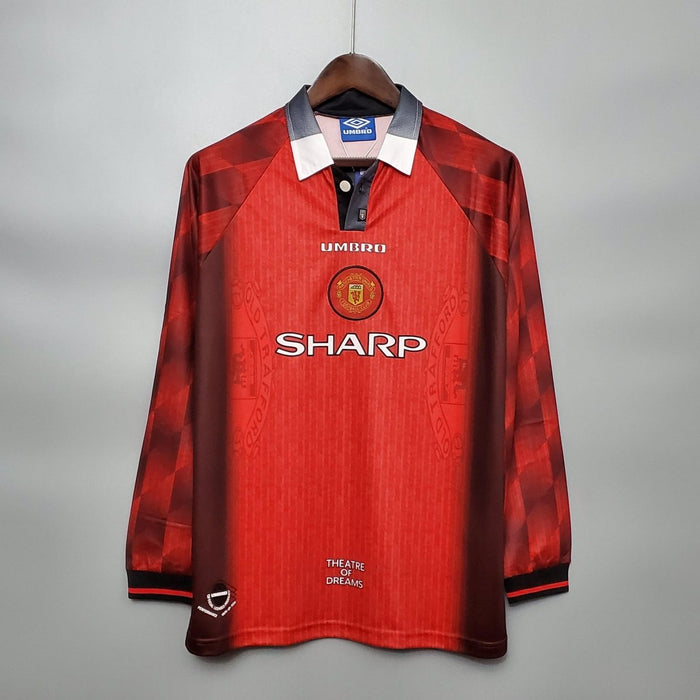 Manchester United 1996 Home Retro Long Sleeve Jersey