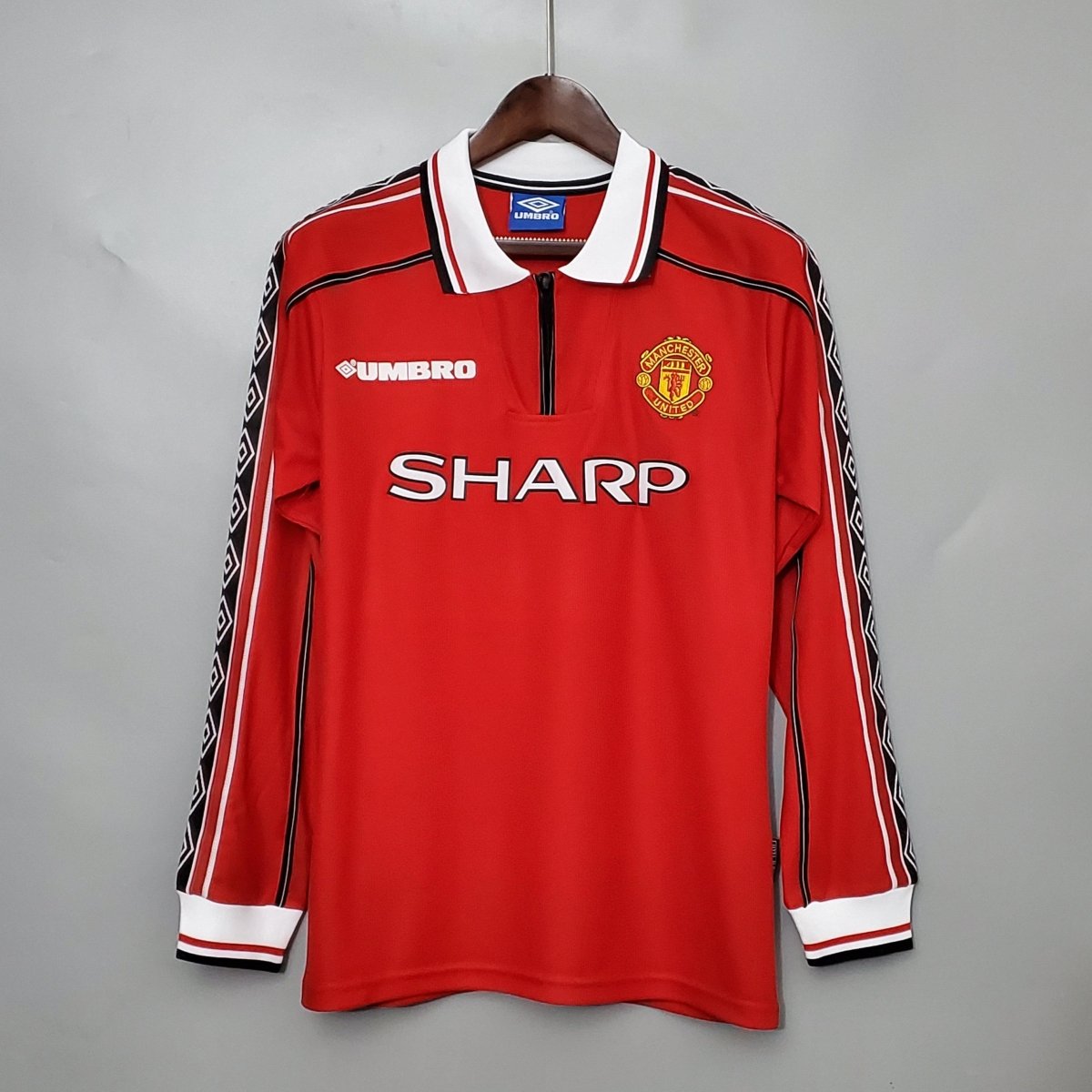 Manchester United 98/99 Home Retro Long Sleeve Jersey